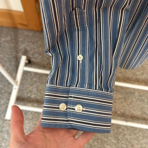 Men’s St. John’s Bay Cotton Button Up Size XL - Picture 4 of 11